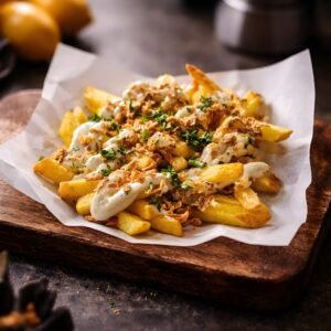 Confict Garlic Mayo Fries